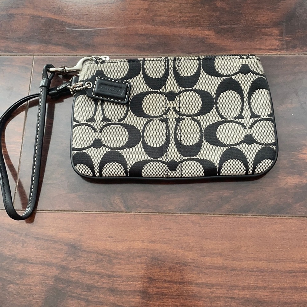 Coach Signature Skinny Wristlet